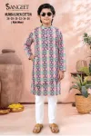 Sangeet Rayon Classic Rayon Kids Long Kurta Full Sleeves